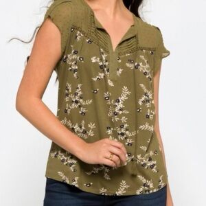 Daniel Rainn - Jarra Flutter Sleeve Tassel Knit Top - Size XXL